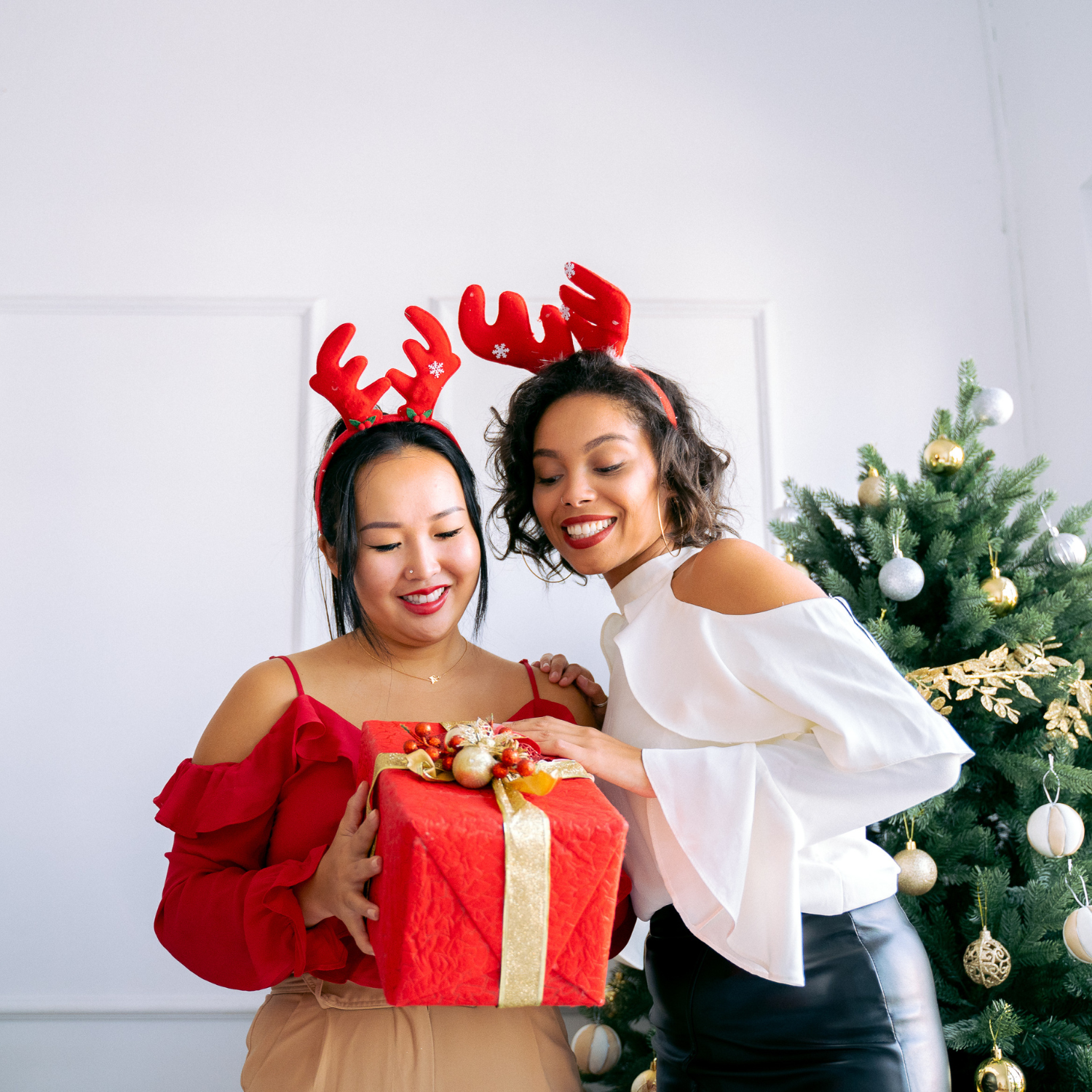 Serre-tête renne Noël femme