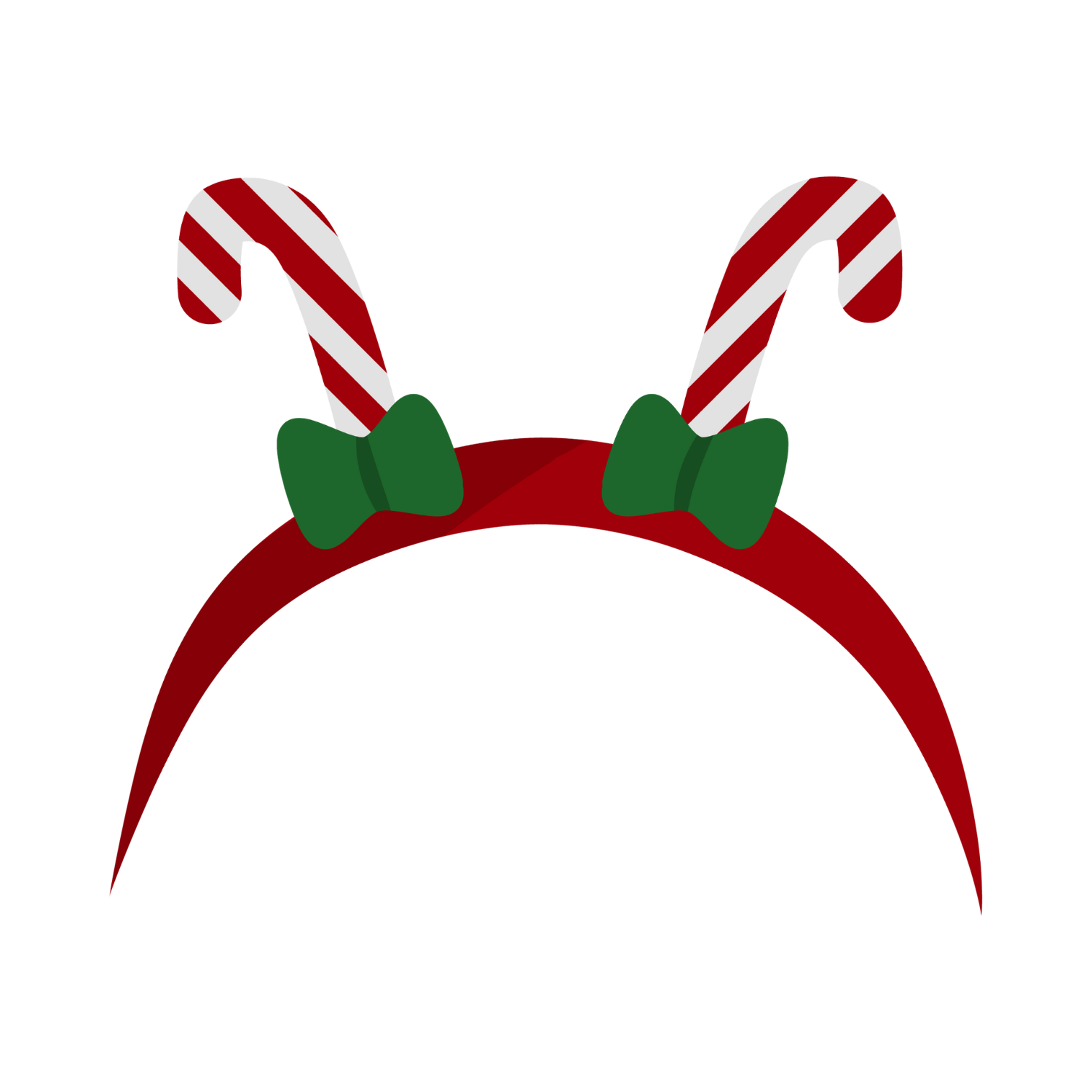 Serre-tête cannes à sucre de Noël DIY